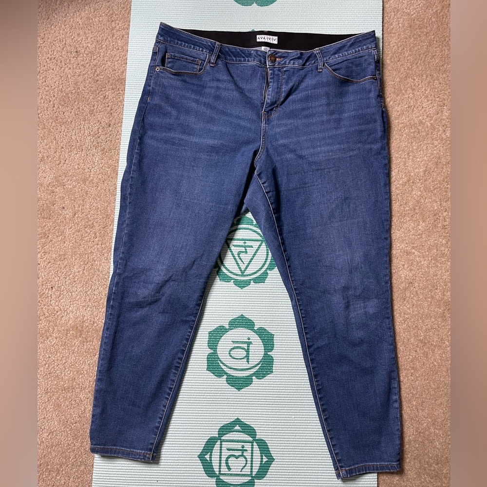 Ava and Viv - Dark Denim Stretch Jeans